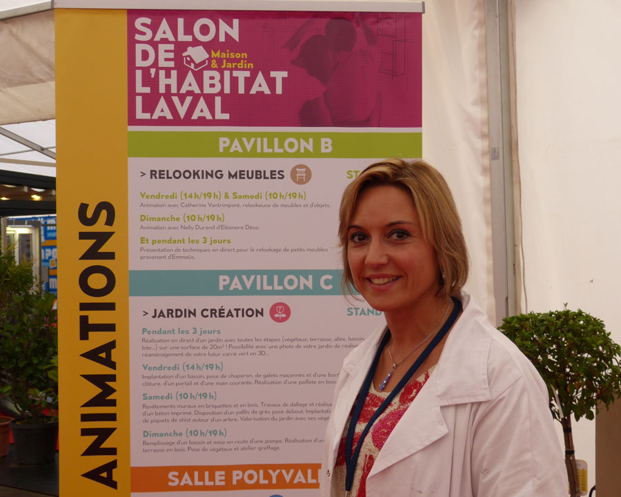 Au gré du pinceau au salon de l'habitat de laval