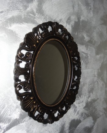 augredupinceau_miroir ovale noir_ patiné or 1