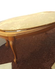 augredupinceau_table merisier louis XV_béton nacré 5